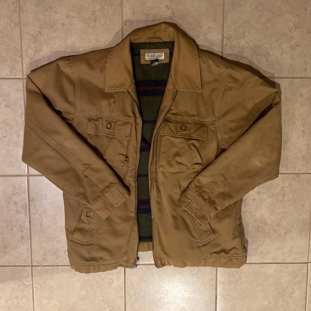 🔴SOLD🔴Tan Urban Pipeline Jacket Men’s Medium